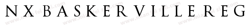 NX Baskerville Regular字体转换